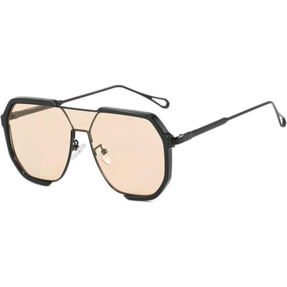 🕶️ Fashion Oversized Shield Sunglasses | Retro One-Piece Lens Designer - Picture 4 of 4